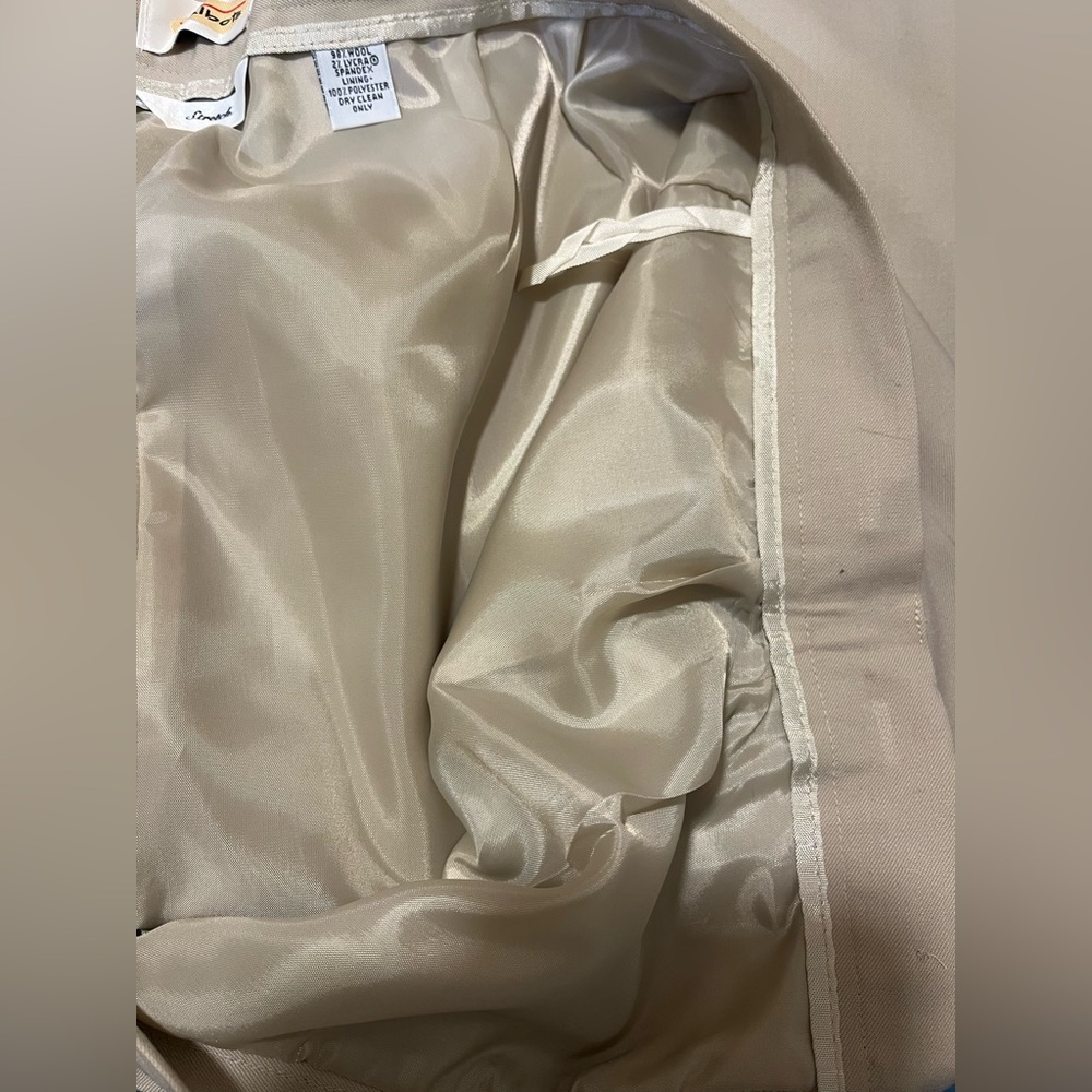 Talbots Classic Cream Women's Trousers - Picture 6 of 9